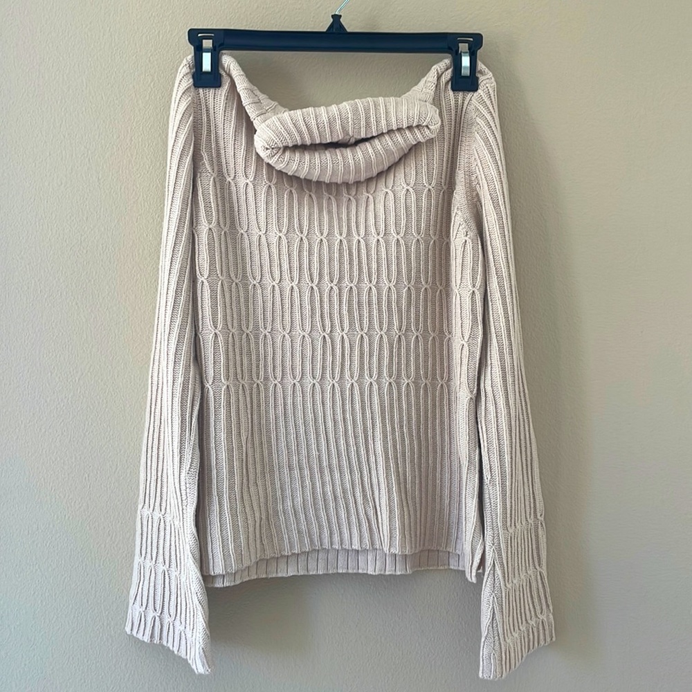 Cream Knit Turtleneck